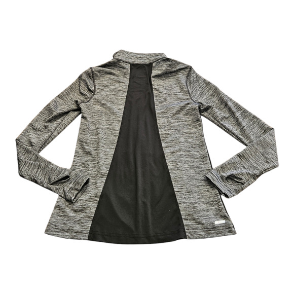 Danskin Small Gray and Black Long Sleeve Zip Closure Jacket - Picture 4 of 7